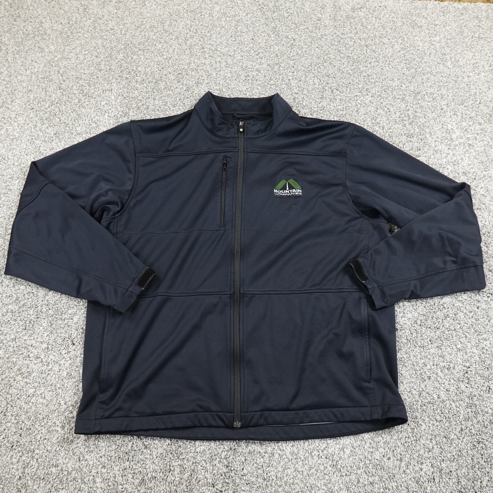 FootJoy Jacket Mens XL Blue Golf Performance Zip Windbreaker Softshell Coat FJ